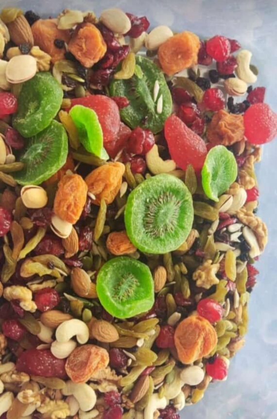 (BREAKFAST SPECIAL)Organic Purify Fresh and Dry Fruits Nutmix 1KG | Mix Seeds and Dry Fruits for eating, [Pumpkin, Sunflower, Watermelon, Flax, Almonds,Cashews, Raisins,Pistachio, Dry Figs, Walnut Kernels , Dried Kiwi , Black Curant and Many more  1 Kg